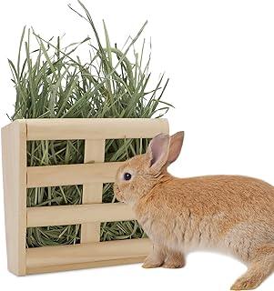 Wooden Hay Holder for Small Pets Bunny Guinea Pig