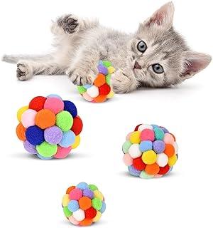 Cat Toy Balls with Bell TUSATIY