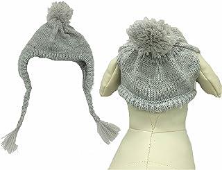 Knitted Hat for Large Dogs, Grey Medium/Large