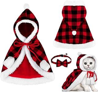 Pedgot Christmas Cat Dog Costume for Party Cosplay