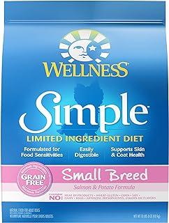 Wellness Simple Natural Grain Free Limited Ingredient Dry Dog Food, Small Breed Salmon and Potato Recipe