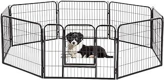 Pet Playpen 8 Panel Indoor Outdoor Folding Metal Protable Puppy Exercise Pen Dog Fence