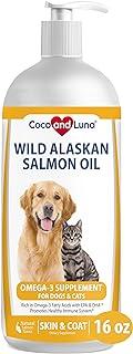 Wild Alaskan Salmon Oil for Dog & Cat Itching Skin Relief
