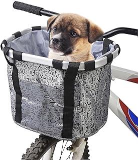 Hamiledyi Dog Bike Basket Carrier