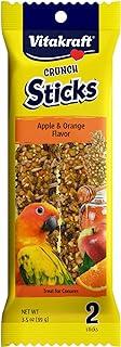 Vitakraft Crunch Sticks Apple & Orange Flavor Bird Treat for Conures