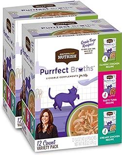 Rachael Ray Purrfect Broths Natural Wet Cat Food, Variety Pack