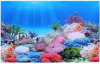 POPETPOP Fish Tank Background – 2 Sided Aquarium Wallpaper
