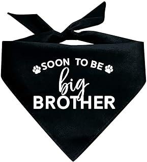 Soon to Be Big Brother Printed Dog Bandana