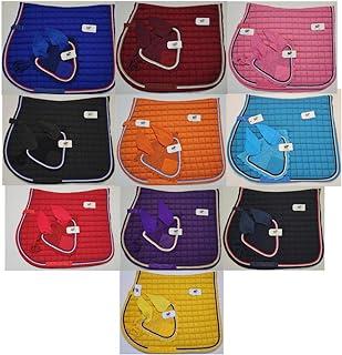 Lift Sports Horse English Saddle PAD with Matching Fly Bonnet and Ear NETS