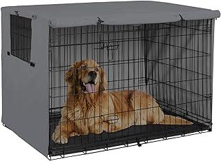 Explore Land 30 inches Dog Crate Cover Durable Polyester Pet Kennel (Gray)