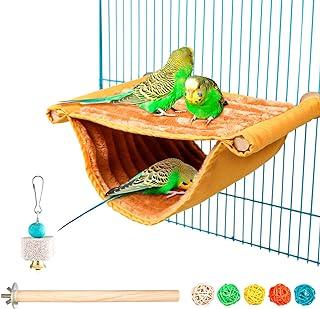 Bird Nest House Winter Warm parrot house bed hammock tent toy bird cage perch stand for birds