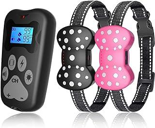 Shock Collar for 2 Dogs, Rechargeable electric dog training collar