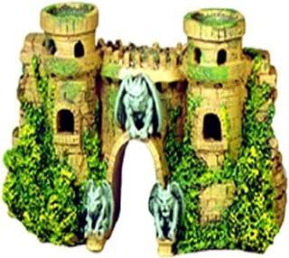 Castle Fortress with Gargoyles Aquarium Ornament