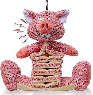 Cute Pig Squeaky Dog Toys with Crinkle Paper