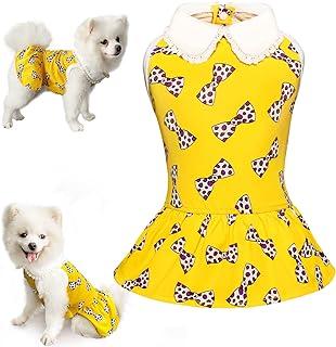 Topkins Dog Party Dress with Bow-Knot Patterns