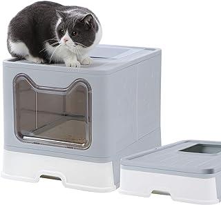 Dymoll Large Cat Litter Box with Lid