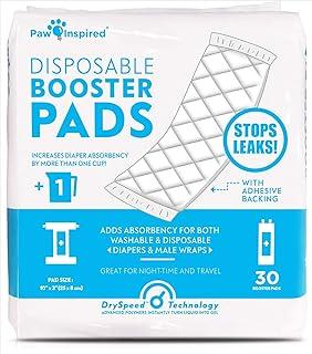 Booster Pad Inserts Fit Most Female and Male Dog Diapers
