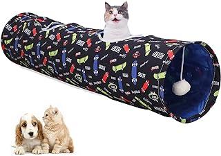 Cat Kitten Tunnel Tube Toy with Plush Ball