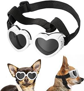 Lewondr Small Dog Sunglasses UV Protection Goggles