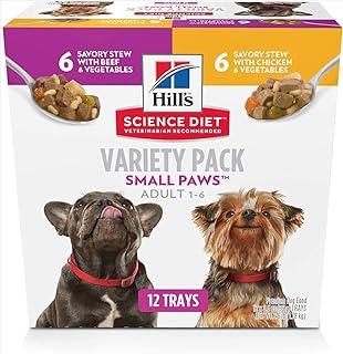 Hill’s Science Diet Adult Small Paw Canned Dog Food Variety Pack