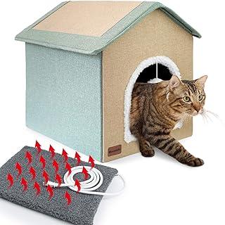 MARUNDA Heated Cat Houses for Indoor and Kitty Shelter