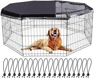 Double-Sided Dog Playpen Crate Top Cover for Outdoor and Indoor
