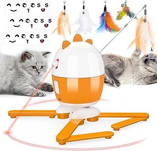 Automatic 2 in 1 Light Pointer Cat Feather Toy