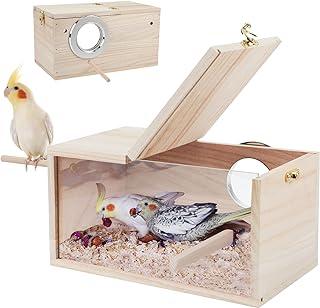 Rypet Cockatiel Nesting Box Transparent Design