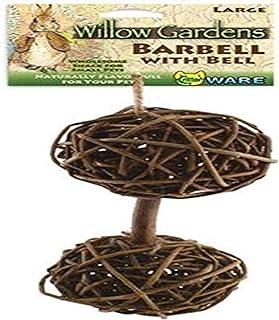 Ware Manufacturing Natural Woven Willow Small Pet Barbell Chew Toy
