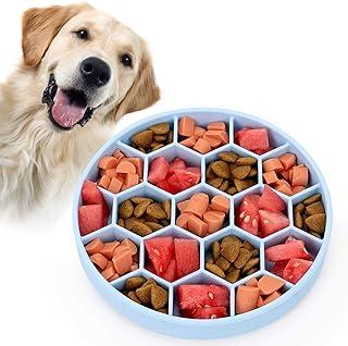 Pawow Dog Slow Feeder Bowl Non Slip Puzzle bowl and Anti Gulping Pets