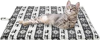 PUPTECK Self Warming Cat Bed Mat Anti-Slip cat dog self heating thermal Crate Pad for Cold Days Indoor Outdoor