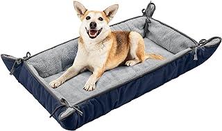 Kritter Planet Dog Crate Liner with Ties,Washable Fluffy Pet Sleeping Mat
