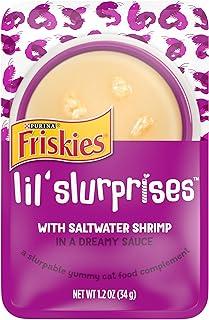Friskies Purina Cat Food Complement, Llurprises with Saltwater Shrimp