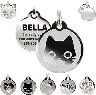 Engraved Personalized Cat Tags