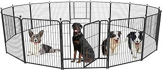 Portable Pet Playpen with Door for Large Medium Dogs