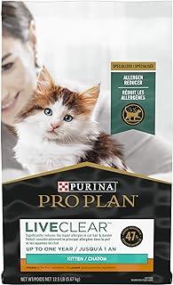 Purina Pro Plan LiveClear Dry Cat Food for Kittens