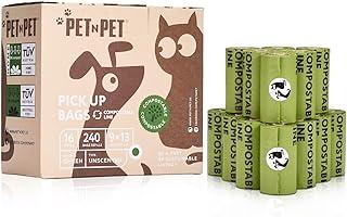 Pet N PET Poop Bags 100% Vegetable-Based Corn Starch