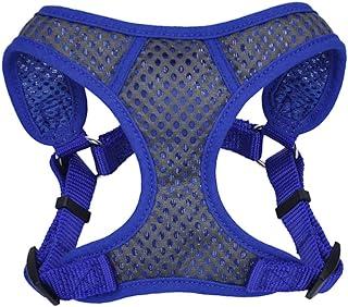 Sport Wrap Adjustable Dog Harness, Grey with Blue