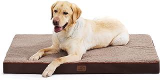 XL Orthopedic Dog Bed with Removable Cover, Egg Crate Foam Pet bed Mat