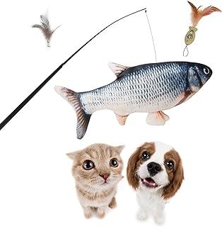 Ospetty 4Pack Toy Moving Fish