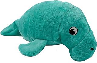 Large Marine Stuffed Plush Manatee Toy with Puncture Resistant Squeaker