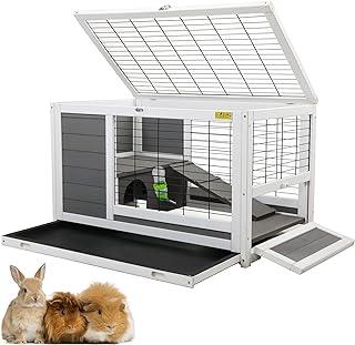 COZIWOW Indoor Outdoor Rabbit Cage, Small Animal House & Habitats