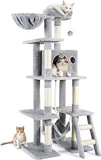 Rabbitgoo Cat Tree & Tower with Hammock and Scratching Posts