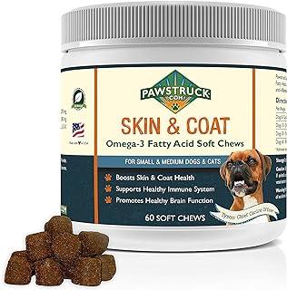 Omega 3 Fish Oil Soft Chew Supplement (Small & Medium Dogs, 60 CT)