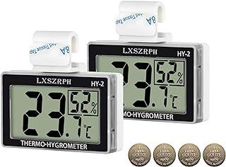 LXSZRPH Reptile Thermometer Hygrometer with Hook Temperature Humidity Meter Gauge