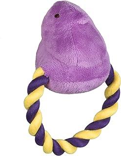 Peeps Chick 6 Inch Purple Plush Rope Pull Toy