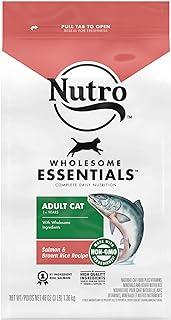 NUTRO WHOLESOME ESSENTIALS Adult Natural Dry Cat Food Salmon and Brown Rice Recipe