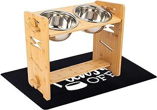 Raised Dog Bowl, Elevated Slanted Feeding bowl for Large and Medium Pets