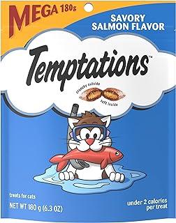 Whiskas Temptations Cat Treat Savory Salmon Flavour