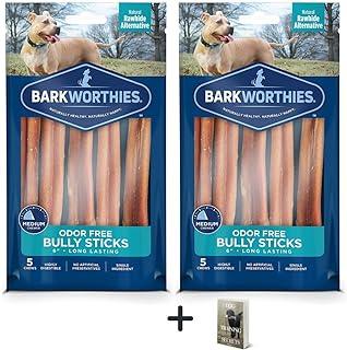 Barkworthies Odor Free Bully Sticks – 2 Pack